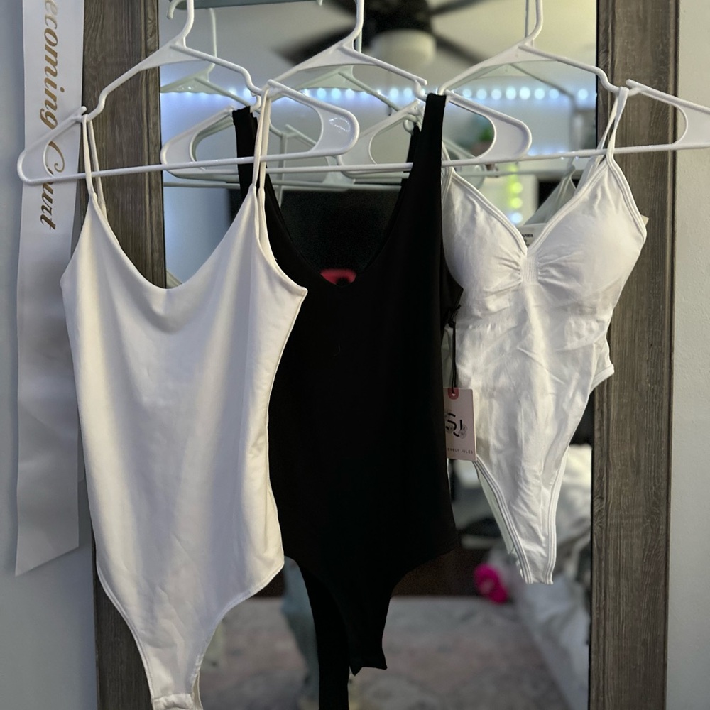 Set of three bodysuits, 2 from marshall’s the other one from walmart. worn once